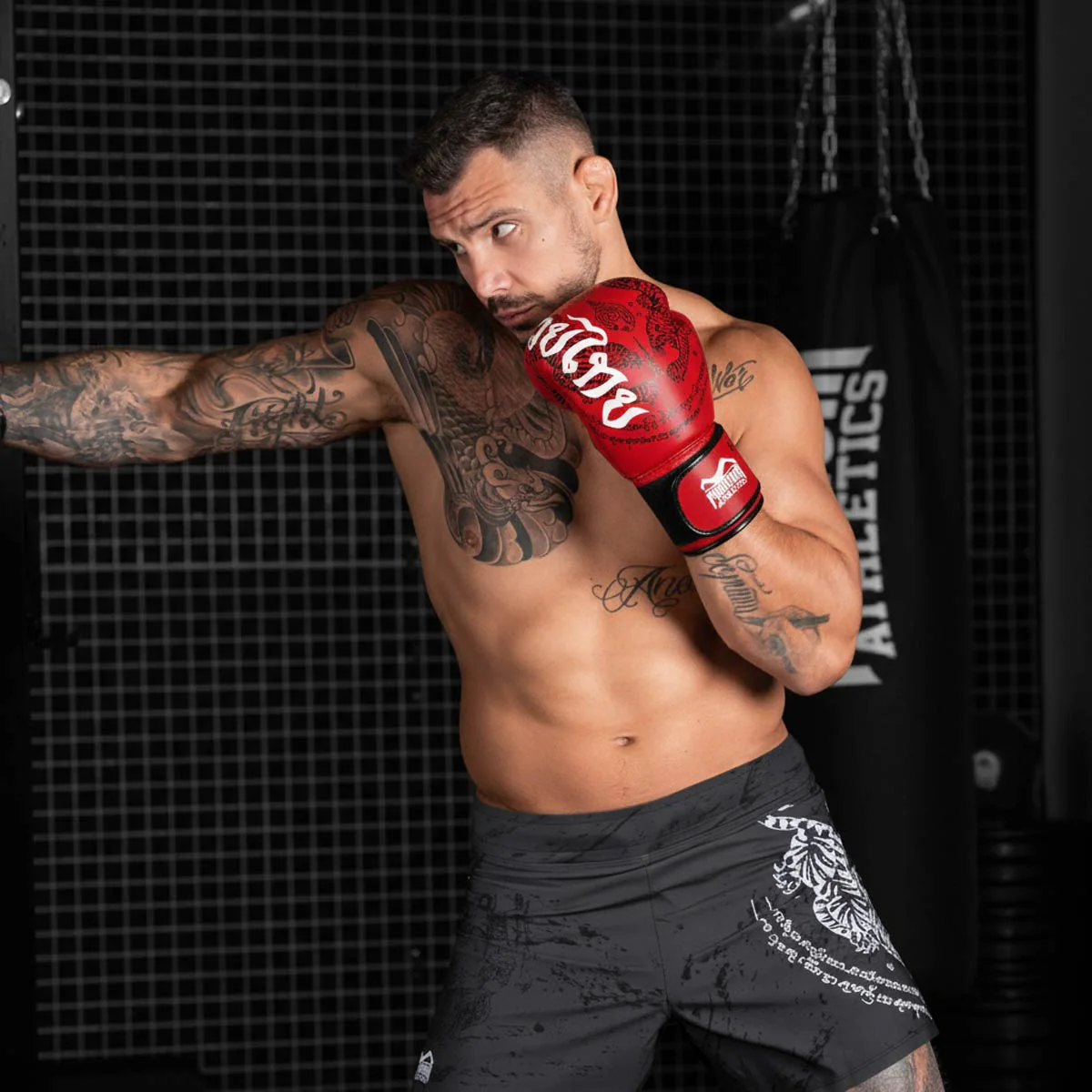 Boxhandschuhe Muay Thai - Rot - Image 5