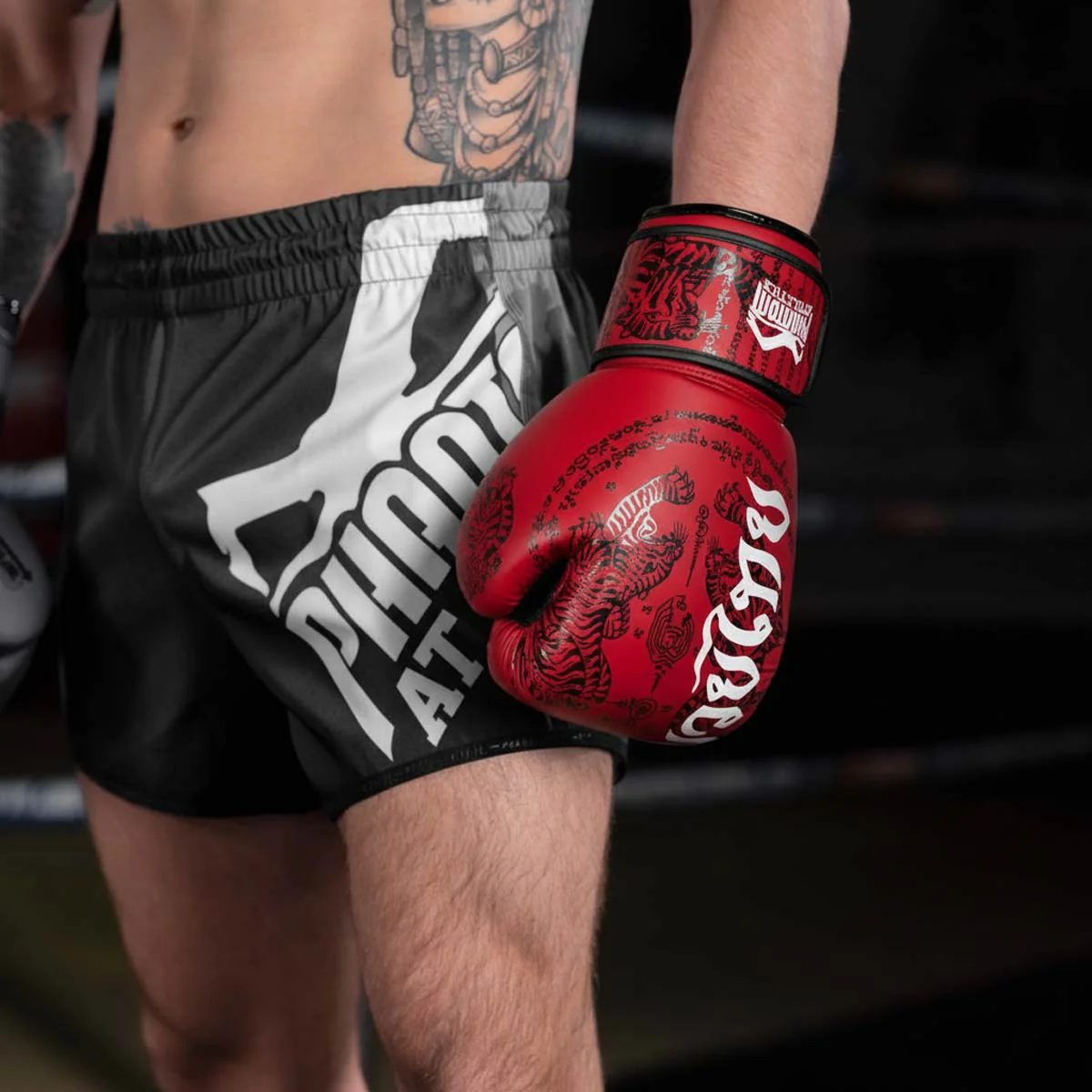 Boxhandschuhe Muay Thai - Rot - Image 6