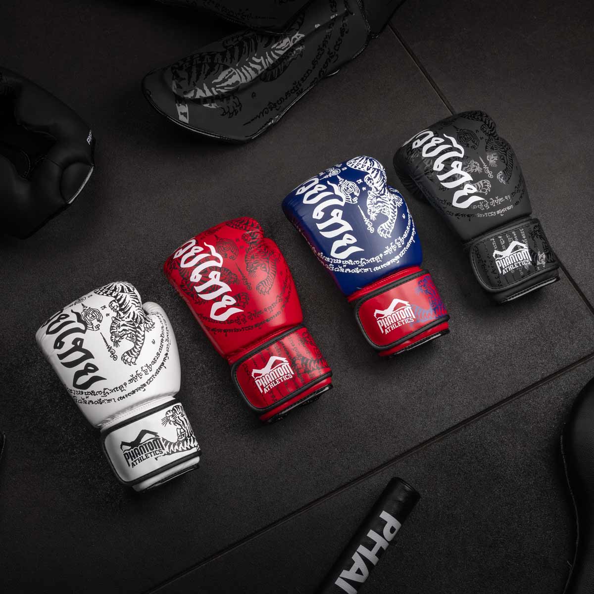 Boxhandschuhe Muay Thai - Weiß - Image 10