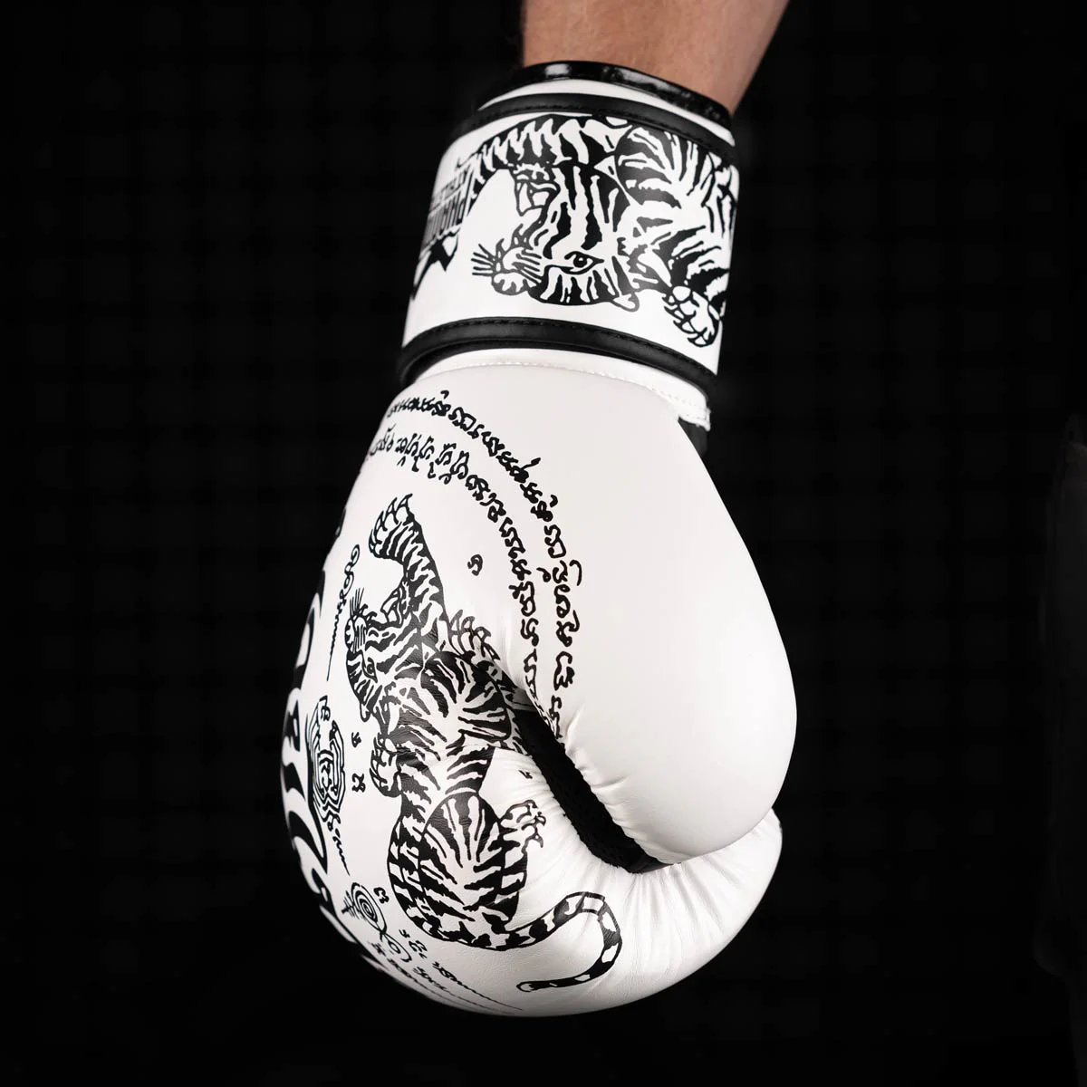 Boxhandschuhe Muay Thai - Weiß - Image 9