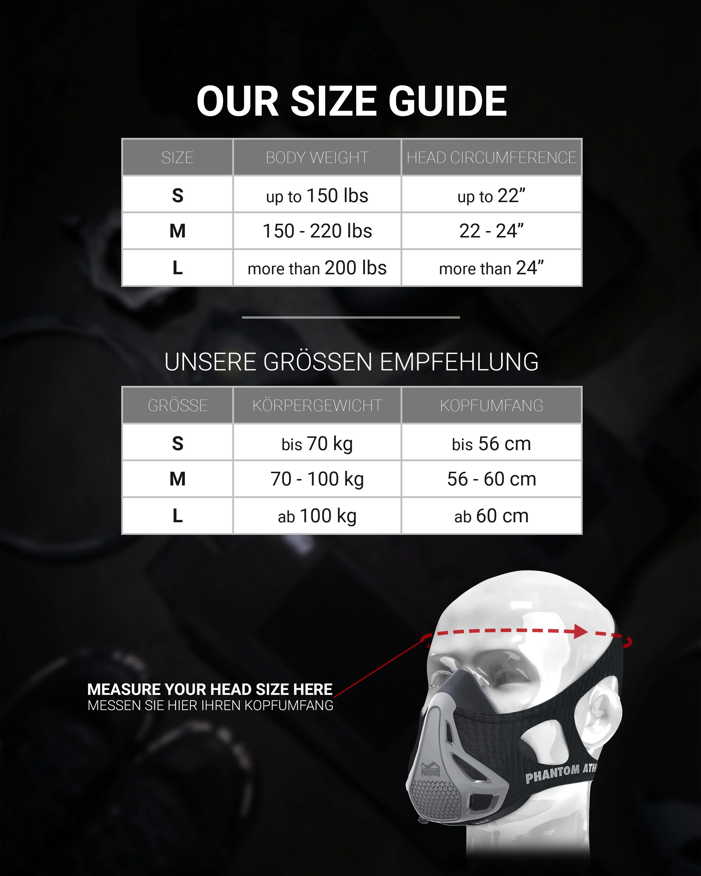 Phantom Trainingsmaske - Grau - Image 10